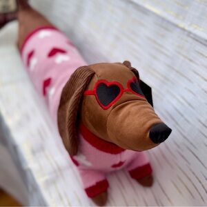 Humane World for Animals Valentine Dachshund Pillow | NWT